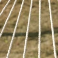 Pikkukuva 6 / 9: Rootz Hammock Swing Bed - Riippuva istuin - Riippuva keinusänky - Riippukeinu - Kelluva keinusänky - Värikkäät raidat - 188 x 140 cm