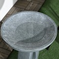Miniatyrbillede 8 af 10: Rootz Bird Bath Water Drinker - Havefugleføder - Udendørs fuglebassin - Elegant design - Holdbar harpiks - Multifunktionel - 40 cm x 40 cm x 51 cm - G