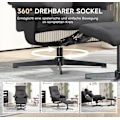 Miniatyrbild 5 av 11: Rootz Reclining Chair with Pall Set - Swivel Seat - Rocker Function - Velvet Look, 135 ° Justera - 74W x 81d x 102h cm, svart