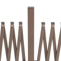 Miniatyrbild 4 av 5: Rootz Scissor Gate - Barriär Scissor - Barriär Utdragbar - Staket - Expanderande spaljéstaket - Mörkbrun - L405 x B31 x H103,5 cm