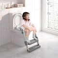 Miniatyrbillede 2 af 9: Rootz-toilettilbehør til børn - Pottetræningssæde til børn - Bærbar potte - PU-støddæmpning - Justerbare højder - Stænkbeskyttelse - Sammenfoldelig -