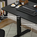 Miniatyrbillede 8 af 10: Rootz elektrisk stående skrivebord - Højdejusterbart skrivebord - Sit Stand-skrivebord - Ergonomisk arbejdsstation - 140 cm x 70 cm x 72-116 cm