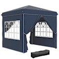Pikkukuva 10 / 11: Rootz 2,5 metrin pop -up huvimaja - puutarhateltta - ulkokatos - UPF50+ Suojaus - 248L x 248W x 270H CM - Sisältää sivuseinät ja kantolaukut