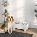 Miniatyrbillede 2 af 11: Rootz Elevated Dog Feeding Station - Pet Feeder - Dog Bowl Stand - Fremme sund spisning - 50 cm x 24 cm x 22 cm - Opbevaring og langsom feedermåtte, h
