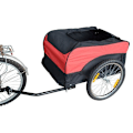 Miniatyrbillede 1 af 6: Rootz Cykeltrailer - Rød, Sort - Stål, Stof - 51.181 cm x 30.32 cm x 25.59 cm