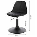 Miniatyrbild 2 av 9: Rootz justerbar barpall - Bänkpall - Snurrstol - Ergonomisk design - Enkel montering - Robust konstruktion - 41cm x 61-73cm x 39cm