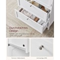 Pikkukuva 5 / 6: Rootz Classic White kylpyhuonekaappi - Säilytysyksikkö - Järjestäjä - MDF-materiaali - Tilava muotoilu - Helppo koota - 30cm x 60cm x 110cm