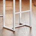 Miniatyrbild 9 av 9: Rootz 5-delade barbordsset - Matsalsset - Köksensemble - Robust metallstomme - Mångsidig användning - Inomhus och utomhus - Bord: 100 cm x 96 cm x 60