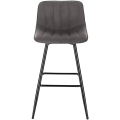 Miniatyrbillede 4 af 7: Rootz Barstol Sæt med 2 - Designerstole - Bordstole - Komfortable fløjlssæder - Robust metalstel - Alsidigt design - 43 cm x 35,5 cm x 88 cm