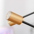 Miniatyrbillede 8 af 8: Rootz Lysekrone Hængelampe - Sort, Guld - Metal - cm x cm x 47,24 cm