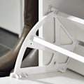 Pikkukuva 8 / 9: Rootz Shoe Storage -kaappi - Kengän järjestäjä - Enträänikenkäpenkki - Mukavuusistuimet - 80 cm x 45cm x 26cm