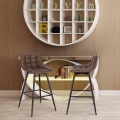 Miniatyrbillede 2 af 7: Rootz barstol - Designer barstol, bordskammel - kunstlæder, metalben - komfortable og ergonomiske, robuste og holdbare, alsidige og stilfulde - sædehø