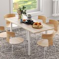 Miniatyrbillede 2 af 10: Rootz Spisebord til 6 Personer - Udklappeligt bord - Pladsbesparende Spisebord - Nemt at rengøre - 160L x 70W x 76H cm - MDF og stål