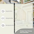 Miniatyrbild 5 av 9: Rootz Privacy Screen Rumsavdelare - Utomhusskärm - Sekretesspartition - Väderbeständigt material - 255cm x 181cm - Mörkgrå & Cream
