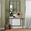 Miniatyrbild 2 av 11: Rootz Vintage Console Bord - Hallbord - Sideboard - MDF och metall - Robust, utrymmesbesparande, Non-Wobble Design - 120cm x 65cm x 20cm