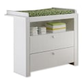 Pikkukuva 1 / 3: Rootz Baby Room Wickelk and Chest - Modern Changing Table - Versatile Storage - White  - 96x102x77cm
