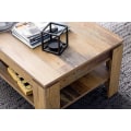 Miniatyrbillede 3 af 4: Rootz Sofabord - Sofabord - Brun og Sort - 110 x 47 x 65 cm