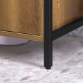 Miniatyrbillede 8 af 8: Rootz Modern Vask Underskab - Badeværelsesskab - Opbevaring under vask - Justerbare fødder - Sifon udskæring - Rummelig opbevaring - 60 cm x 60 cm x 3