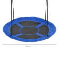 Pikkukuva 3 / 6: Rootz Nest Swing - Lasten keinu - Säänkestävä - Jopa 100 kg - Pituussäädettävät köydet - Sininen - Ø110cm x 170cm