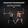 Miniatyrbild 4 av 10: Rootz boxningsram - Stativ för boxningssäck - Väggmonterad boxningsutrustning - Stålram - Justerbar höjd - Träningsreflexer - Röd - 79cm x 72cm x 20cm