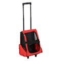 Pikkukuva 1 / 8: Rootz Dog Carrier - Lemmikkien reppu - 2-in-1 -malli - Jatkettava kahva - Sivutaskut - Punainen - 42 x 25 x 55 cm