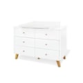 Pikkukuva 1 / 3: Rootz Changing Unit 'Pan' Extra Wide - Baby Dresser - Taimitarhoasema - Säädettävä asetus - 140 cm x 56/78 cm x 101cm