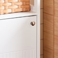 Miniatyrbillede 8 af 8: Rootz Single Cabinet - Opbevaringshylde - Justerbar arrangør - Tilpasbare højder - MDF, 30x89x30cm