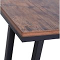 Pikkukuva 5 / 7: Rootz-sivupöytä - Pyörillä - C-muoto - Säilytyshylly - Teräs - MDF - Musta-ruskea - 51 x 36 x 61 cm