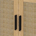 Miniatyrbillede 8 af 10: Rootz badeværelse skab - Boho Design - Sink Storage Unit - Rattan Elements - Passer under vask - Brun - 60x39x60 cm