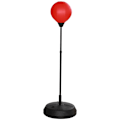 Miniatyrbillede 1 af 6: Rootz børneboksesæksæt med justerbar højde - Boksesæt til børn - fjederbufferstativ - sikre materialer - rød - 44,3 cm x 122,5-147 cm