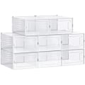 Pikkukuva 1 / 8: Rootz-kenkälaatikot - Säilytyslaatikot - Pinottava - 8 kpl sarja - Järjestelyt - Läpinäkyvä - 28 x 31 x 24,5 x 17,5 cm 36 x 21 cm