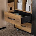 Miniatyrbillede 9 af 10: Rootz 6-rums arkivskabsvogn - Kontororganisering - Dokumentopbevaring - MDF & PB Materialer - 60 cm x 75 cm x 40 cm