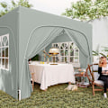Pikkukuva 9 / 11: Rootz 3x3m huvimaja - pop -up puutarhateltta - kannettava suoja - UPF50+ Protection - 300X300X273cm