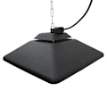 Pikkukuva 5 / 7: Rootz Ceiling Heater - Radiant Heater - LED Lighting - Remote Control - 2000w - 43x43x25cm