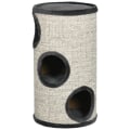 Miniatyrbillede 1 af 8: Rootz Scratch Barrel - Scratch Barrel - 3 Tier Scratcher Barrel - Inkluderer Sisal Rope - Scratcher Pad - Cat Scratcher - Grå - 38cm x 38cm x 70cm