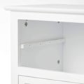 Miniatyrbillede 8 af 9: Rootz hvidt sengebord - Natbord - Opbevaringsskab - Rigelig opbevaringsplads - Elegant design - Holdbar - 40 cm x 60 cm x 30 cm