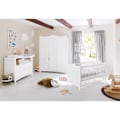Miniatyrbillede 1 af 11: Rootz Florentina Nursery Set - Cot Bed - Wide skiftende enhed - Alsidig opbevaring - 146 cm x 76 cm x 85 cm COT -målinger
