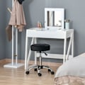 Miniatyrbild 2 av 10: Rootz Salon Pall - Vridbar pall - Sammetsöverdrag - 360 graders hjul - Justerbar i höjdled - 35cm x 49-61cm - Elegant design