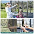 Miniatyrbillede 8 af 8: Rootz Trampolin - Udendørstrampolin - Børnetrampolin - Minitrampolin - Trampolinpark - Hoppetrampolin - Sort/grøn