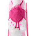 Miniatyrbillede 5 af 8: Rootz børne gyngehest - Pink - Plys, poppel - 29,13 cm x 11.024 cm x 25,59 cm