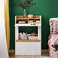 Miniatyrbillede 2 af 8: Rootz multifunktionel foldet skrivebord - konvertibel hylde - bærbar bord - rigelig opbevaring - 63x93x67 cm - pladsbesparende løsning