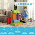 Miniatyrbild 4 av 10: Rootz Soft Building Block Set - Skumblock - Interaktiv leksak - Stimulerar kreativitet - Flerfärgad - 40cm x 40cm x 20cm