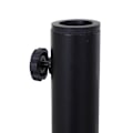 Miniatyrbillede 9 af 11: Rootz Parasol Stand Paraply Holder - Sort - Metal - 17,71 cm x 17,71 cm x 15,35 cm