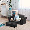 Miniatyrbild 4 av 6: Rootz Barnsoffa - Barnfåtölj - Barnsoffa - Soffa Fåtölj - Soffa - Svart - 83 X 42 X 41 Cm