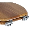 Miniatyrbillede 3 af 6: Rootz Soft-Close toiletsæde - Antibakteriel - Vandafvisende - Universal O-formet - 37,8 cm x 43,8 cm - MDF - Zinklegering - Rustfrit stål