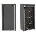 Miniatyrbillede 4 af 6: Rootz Garderobe - Sammenfoldelige Garderobeskabe - Garderobe Sammenfoldelig Grå