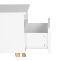 Miniatyrbillede 6 af 8: Rootz Modern sengebord - Natbord - Sidebord - Kompakt design - Effektiv opbevaring - Holdbar konstruktion - 40 cm x 50 cm x 33,5 cm