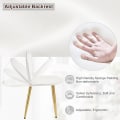 Miniatyrbillede 8 af 8: Rootz justerbart sminkebordssæt - Sminkebord med skammel - Makeup skrivebord med LED-spejl - Ergonomisk komfort - Rigelig opbevaring - Robust design -