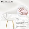 Pikkukuva 8 / 8: Rootz säädettävä pukeutumispöytäsetti - Meikkipöytä jakkaralla - Meikkipöytä LED-peilillä - Ergonominen mukavuus - Runsaasti säilytystilaa - Tukeva mu