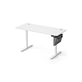 Miniatyrbillede 1 af 6: Rootz Electric Desk - Stående Skrivebord - Justerbar Højde Skrivebord - Spånplader og stål - 60cm x 140cm x (72-120cm) - Cloud White